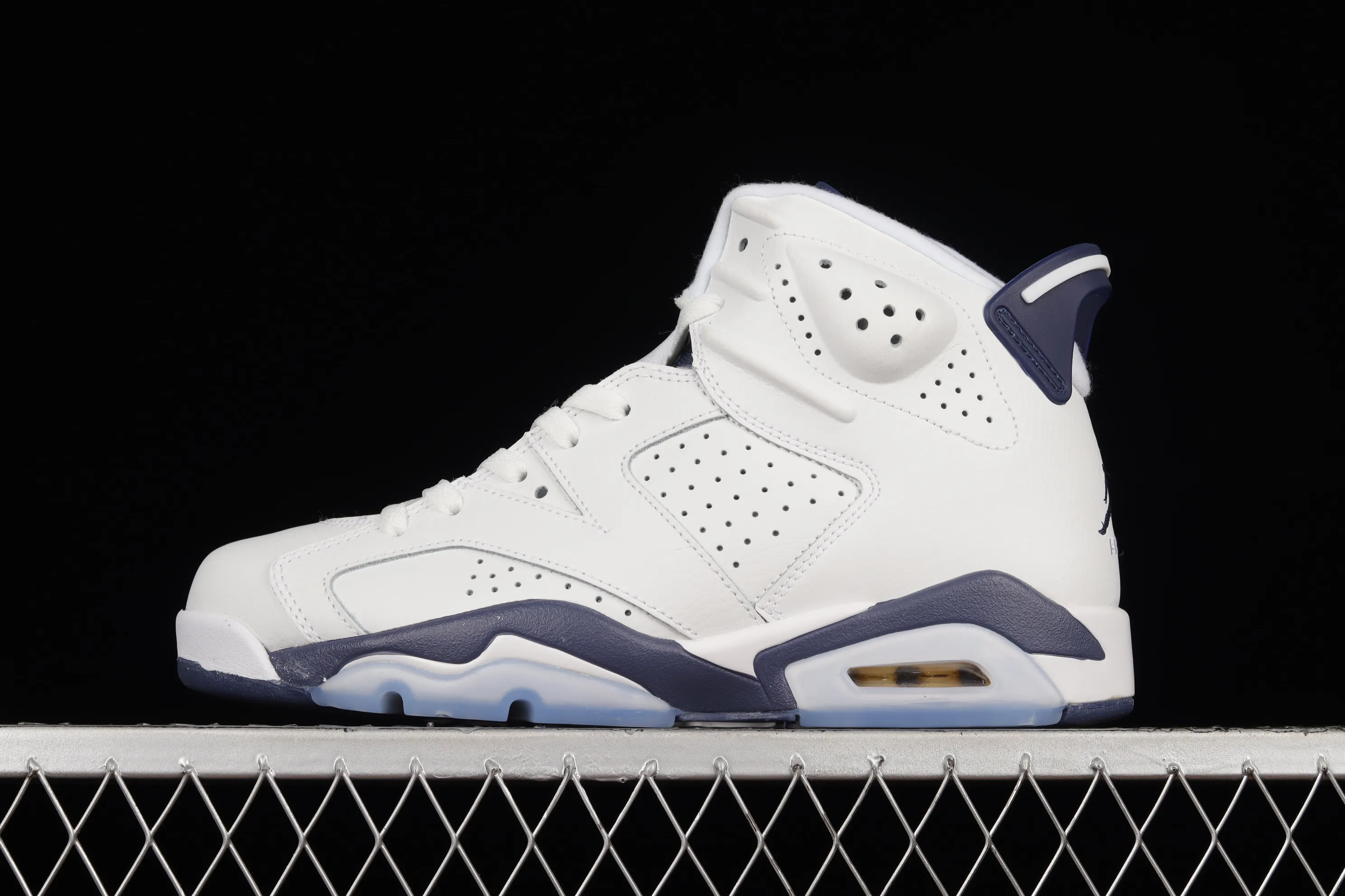 All categories Air Jordan Jordan series basketball shoes Air Jordan 6 Air Jordan 6 Retro "Midnight Navy" AJ6 Joe 6 white sea blue CT8529-141